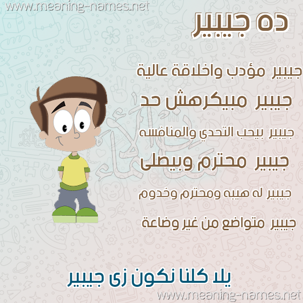 صور أسماء أولاد وصفاتهم